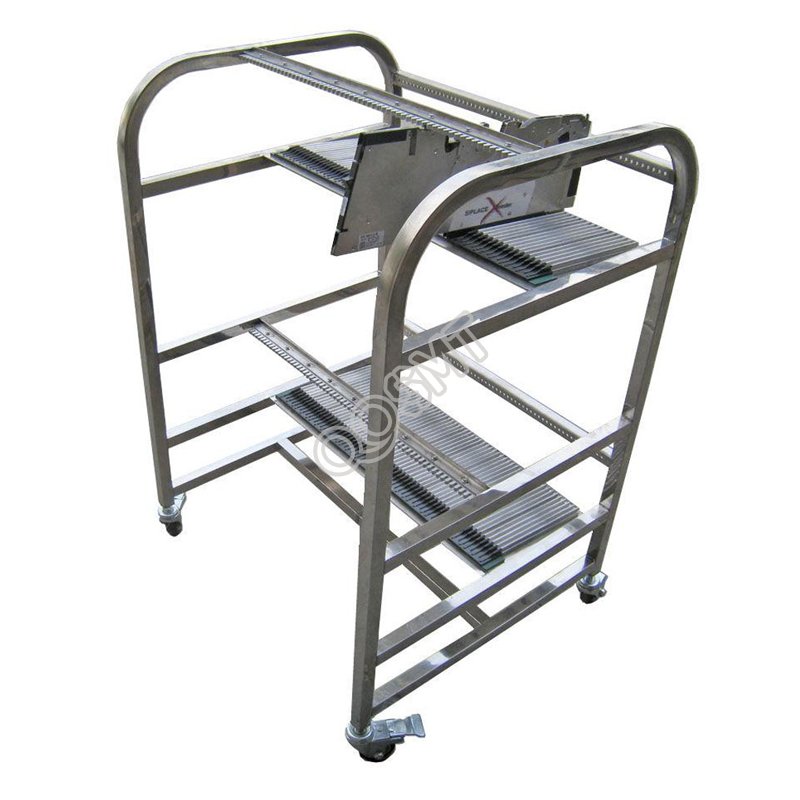 ASM SIEMENS Stainless Steel X Feeder Cart, Feeder Storage Cart , Feeder Trolley for ASM Pick And Place Machine